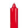 9 Inch Domed Red Round Jumbo Pillar Candle- Bell Top