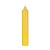 9 Inch Domed Yellow Jumbo Pillar Candle- Bell Top