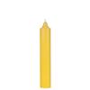 9 Inch Domed Yellow Jumbo Pillar Candle- Bell Top