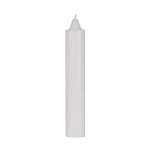 9 Inch Domed White Jumbo Pillar Candle- Bell Top