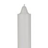 9 Inch Domed White Jumbo Pillar Candle- Bell Top