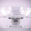 10 Inch Wide Mouth Butterfly Floater Bowl - Buttelfly Etched Into Bowl