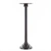 14.5 Inch Aluminum Pillar Holder - Dark Cinnabar - Brown