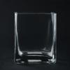 4x4x4.75 Inch Square Glass Vase- Glass Container