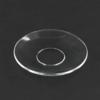 Clear Glass Bobeche Deep Dish