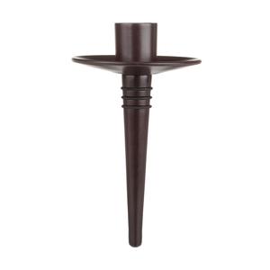 Wine Bottle Authentic Bottelabra Taper Holder - Bronze