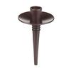Wine Bottle Authentic Bottelabra Taper Holder - Bronze