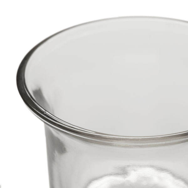 Flared Tealight Glass Cup - Clear Glass