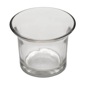 Flared Tealight Glass Cup - Clear Glass