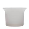 Flared Tealight Glass Cup - Frosted Glass