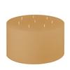12x6 Champagne Creme 7 Wick Pillar Candle