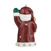 Friendly Santa Claus - Left Hand Up - Unique Christmas Fun Candle