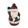 Friendly Santa Claus - Right Hand Up - Unique Christmas Fun Candle