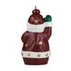 Friendly Santa Claus - Right Hand Up - Unique Christmas Fun Candle