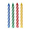 Four Birthday Candles In Whale Shaped Colored Holders