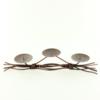 The Golden Pillars Trio Copper Finish Candelabra