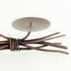 The Golden Pillars Trio Copper Finish Candelabra