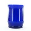 Flared Votive Glass Cup - Blue Colored Glass
