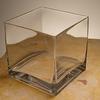 6x6 Clear Square Glass Vase