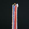 Multi Color Drip Taper Candles - 2 Pieces
