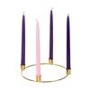 10 inch Advent Taper Candle Ring Set - Purple, Pink, White