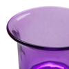 Flared Tealight Glass Cup - Purple Glass