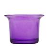 Flared Tealight Glass Cup - Purple Glass