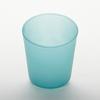 Blue Turquoise Glass Cylinder Cup