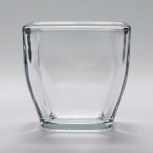 Small Tapered Square Glass Holder 8 oz