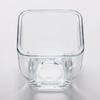 Small Tapered Square Glass Holder 8 oz