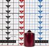 2x3 Unscented Metallic Pomegranate Mini Pillar