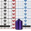 2x3 Unscented Metallic Purple Mini Pillar