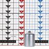2x3 Unscented Metallic Silver Mini Pillar