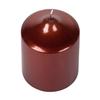 2x3 Unscented Metallic Chocolate Mini Pillar