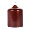 2x3 Unscented Metallic Chocolate Mini Pillar