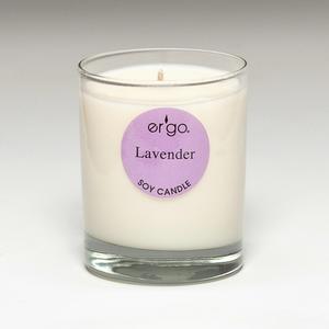 Ergo Soy Candle Spectrum Collection- 7Oz In Clear Glass- Lavender