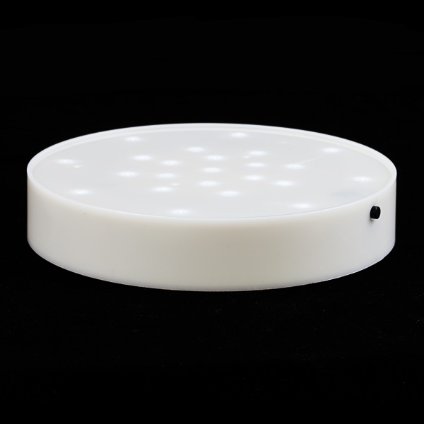 4 inch Round LED Lightbase - Battery Operated Light Base by intelliFLAME