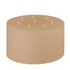 12x6 Shell Off White 7 Wick Pillar Candle