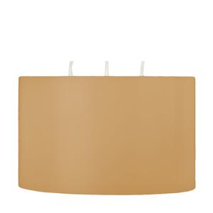 5x4 Champagne Creme 3 Wick Pillar Candle