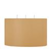 5x4 Champagne Creme 3 Wick Pillar Candle