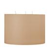 6x4 Shell Off White 3 Wick Pillar Candle