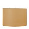 6x4 Champagne Creme 3 Wick Pillar Candle