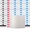 8x6 White 5 Wick Pillar Candle